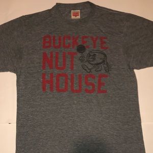 Never worn buckeye nut house Ohio state tee shirt